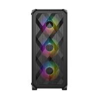 FAZEON F4 650W 80+ BRONZE 4x120MM RGB FANLI mATX MESH KASA
